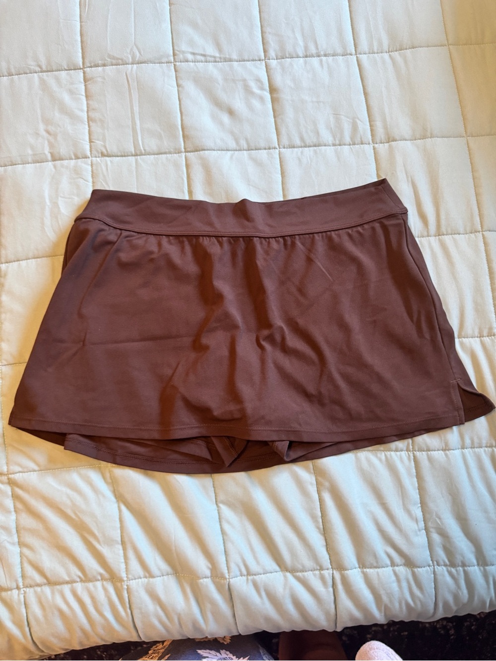 Women’s Brown Active Skort - Lightweight Athletic Shorts